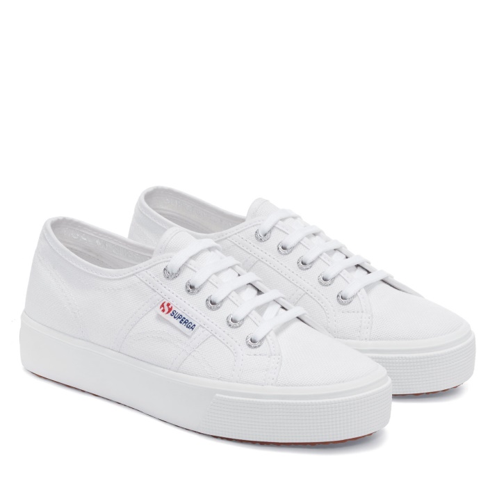 2730 Plataforma Media Blanca Superga