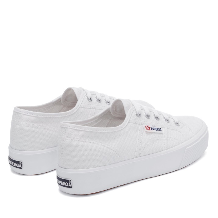 2730 Plataforma Media Blanca Superga