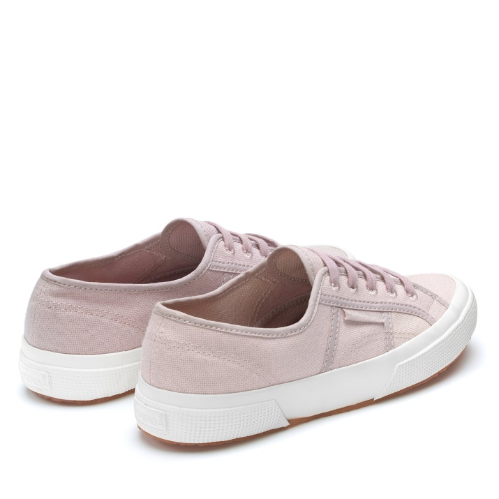 2750 Lona Organica Tinte Natural Rosa Hojas Magenta Superga