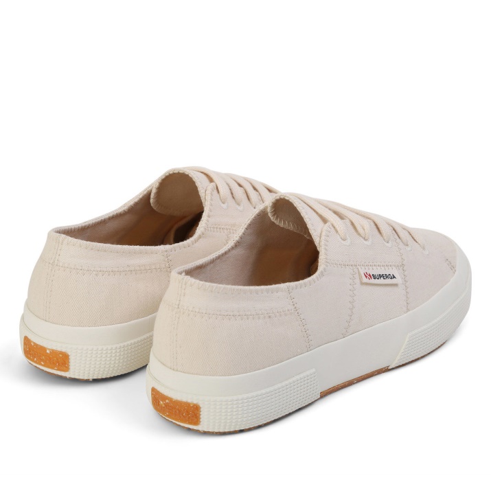 2750 Patchwork Orgánico Beige Crudo Superga