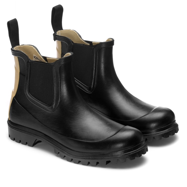 Botas De Goma Superga 798 Letras Negras