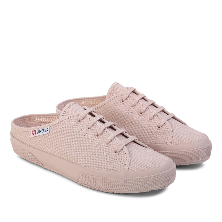 Mule Superga 2401 Nude Piel Rosa Nude