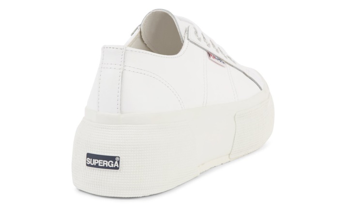 Superga 2287 Napa Lea Up5 Blanco