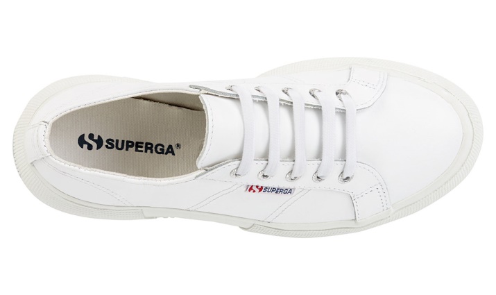 Superga 2287 Napa Lea Up5 Blanco