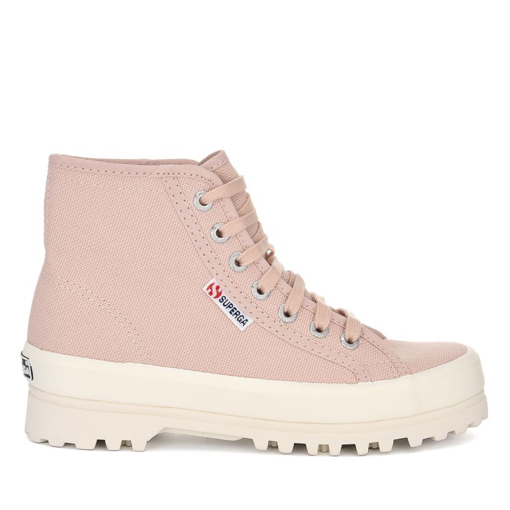 Superga 2341 Cotu Alpina Piel Rosa-f Avorio