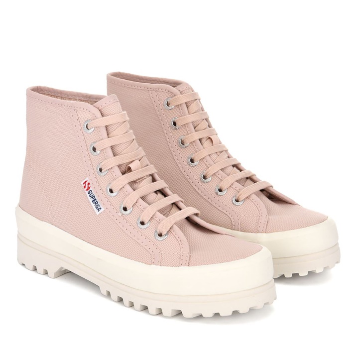 Superga 2341 Cotu Alpina Piel Rosa-f Avorio