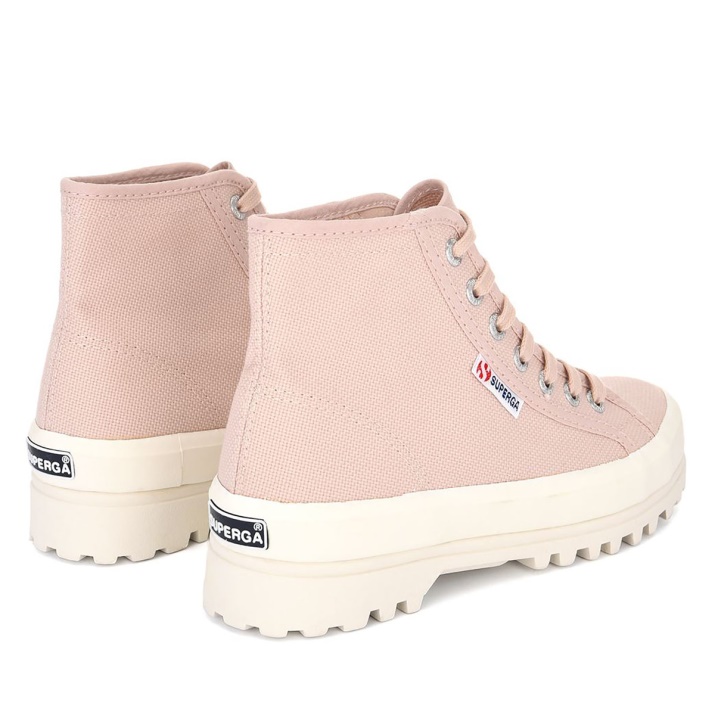 Superga 2341 Cotu Alpina Piel Rosa-f Avorio