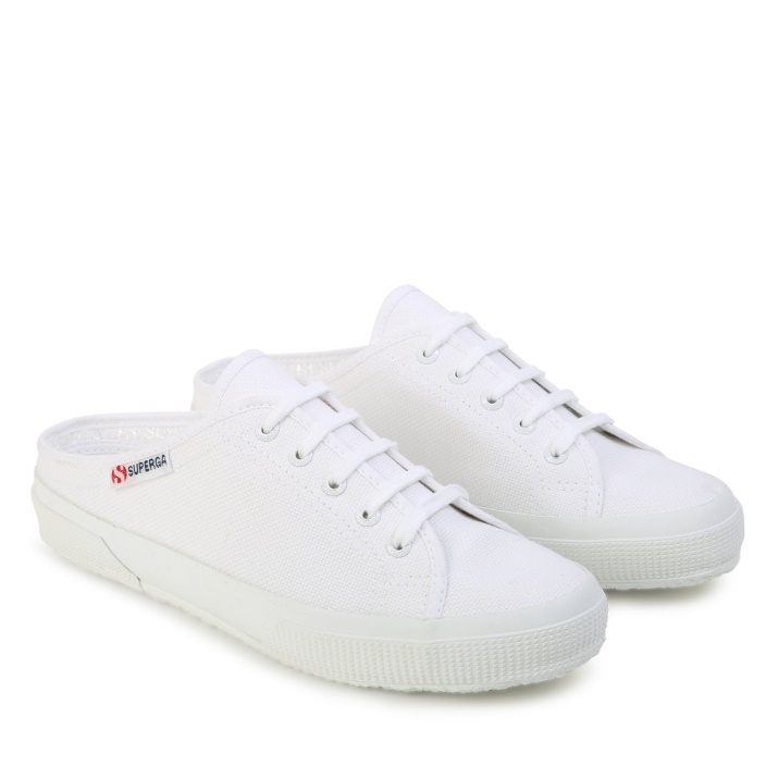 Superga 2401 Nude Mule Blanco Nude