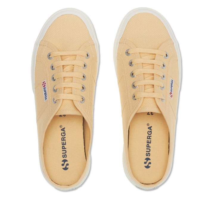 Superga 2402 Mule Amarillo Lt-f Avorio