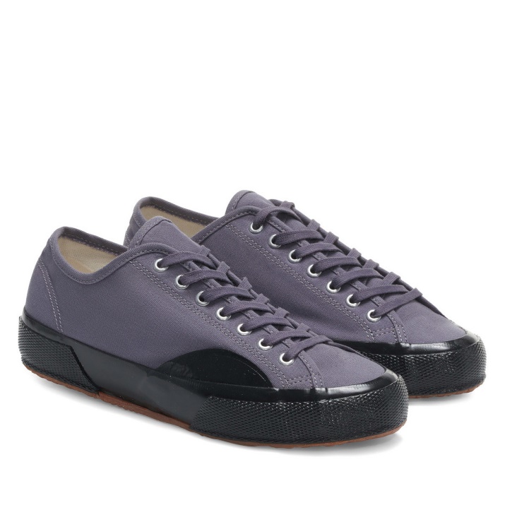 Superga 2431 Lona Vietnam Gris Tormenta-negro