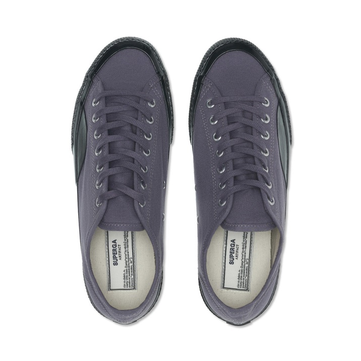 Superga 2431 Lona Vietnam Gris Tormenta-negro