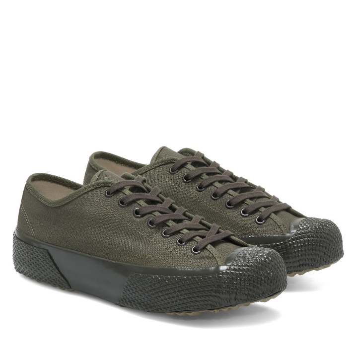 Superga 2434 Deadstock Algodón Francés Verde - Verde Dk