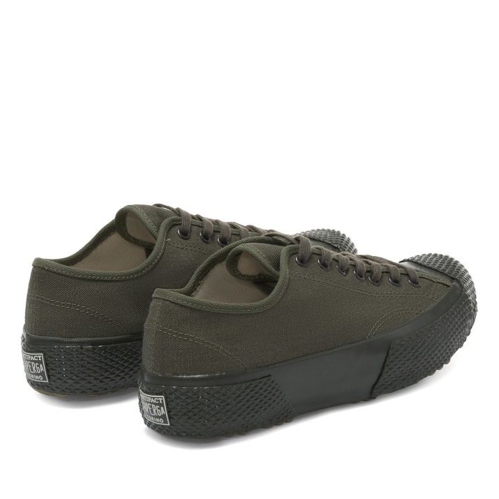 Superga 2434 Deadstock Algodón Francés Verde - Verde Dk