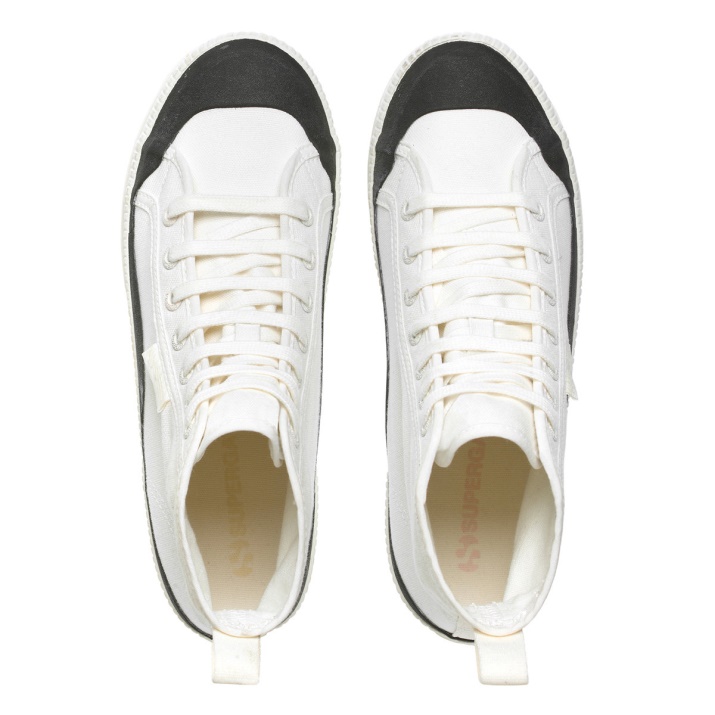 Superga 2469 Alpina Wave Tape Blanco Avorio-negro