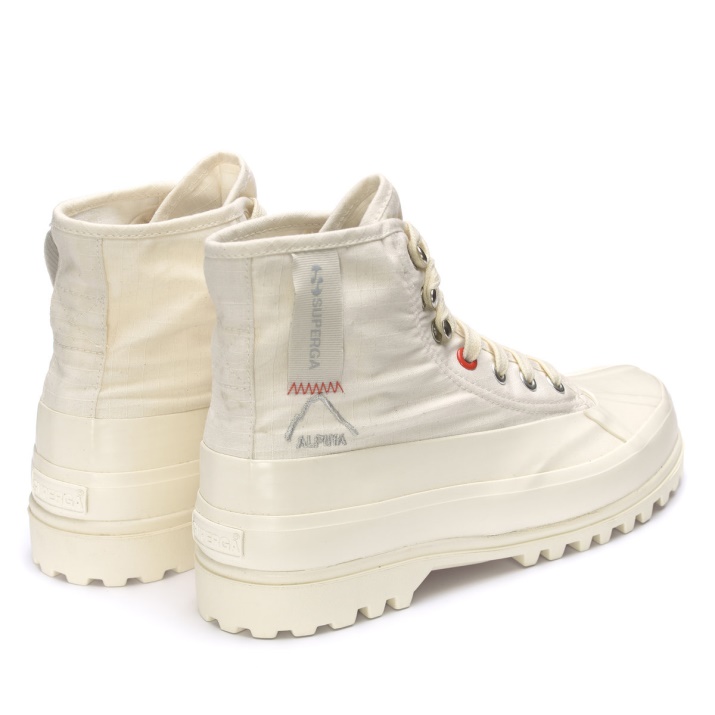 Superga 2481 Alpina Ripstop Beige Naturak-naranja Tomate