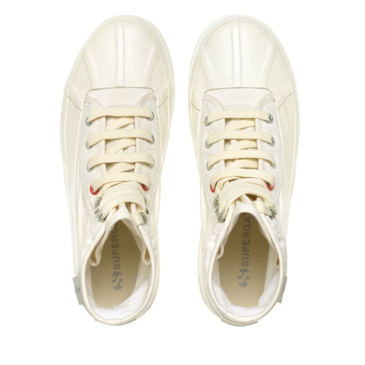 Superga 2481 Alpina Ripstop Beige Naturak-naranja Tomate