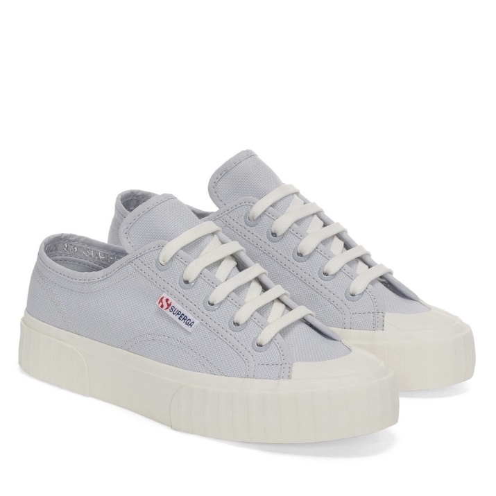 Superga 2630 Cotu Gris Lilla - F Avorio