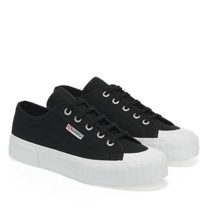Superga 2630 Cotu Negro-blanco