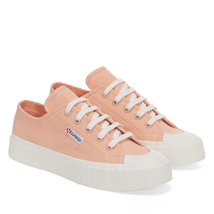 Superga 2630 Cotu Rosa Durazno-f Avorio