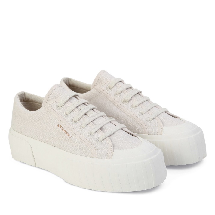Superga 2631 Plataforma De Rayas Tinte Natural Orgánico Hojas Magenta Secas