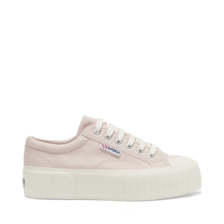 Superga 2631 Raya Plataforma Rosa Almendra