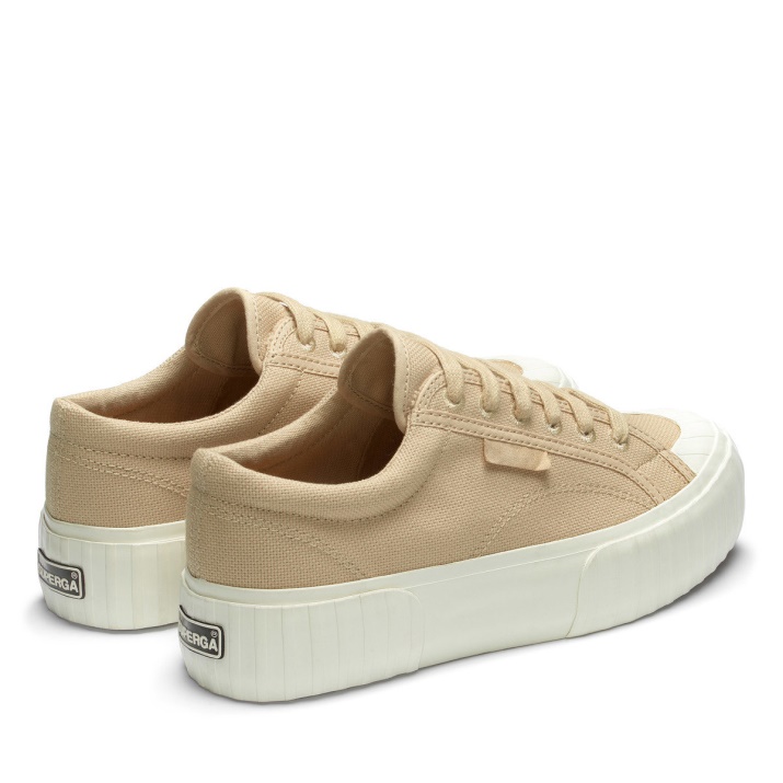 Superga 2631 Stripe Plataforma Tinte Natural Organico Magenta-terminalia