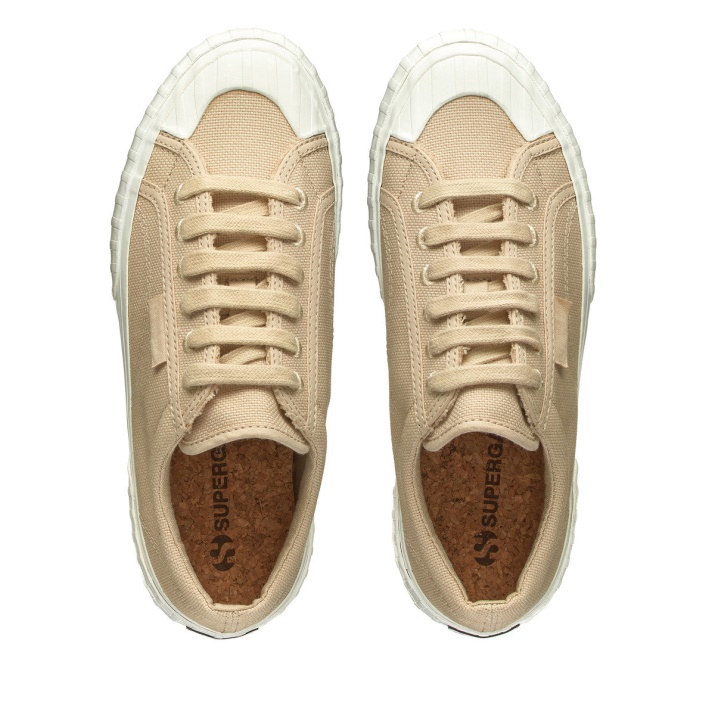 Superga 2631 Stripe Plataforma Tinte Natural Organico Magenta-terminalia