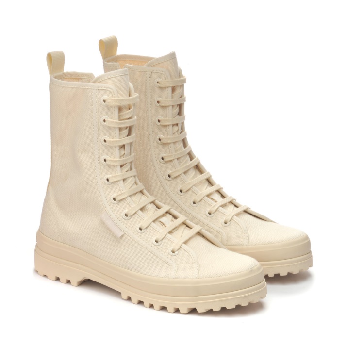 Superga 2641 Alpina Alta Beige Raw-f Avorio