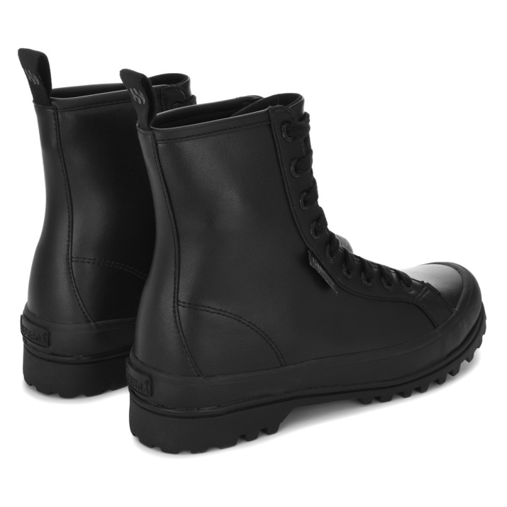 Superga 2643 Alpina Piel Sintética Negro Total