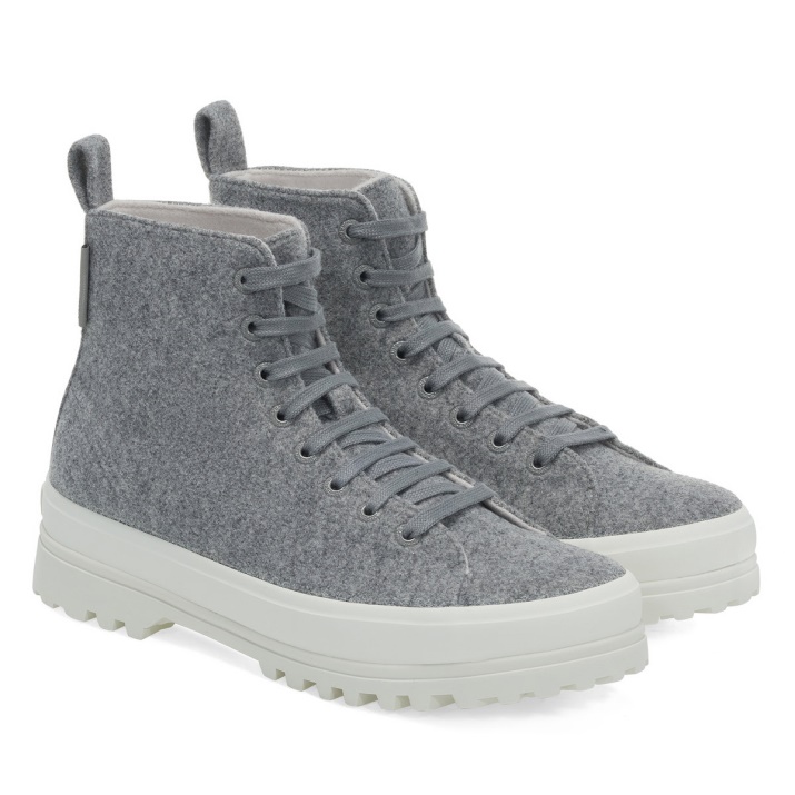 Superga 2644 Alpina Fieltro Gris-f Avorio