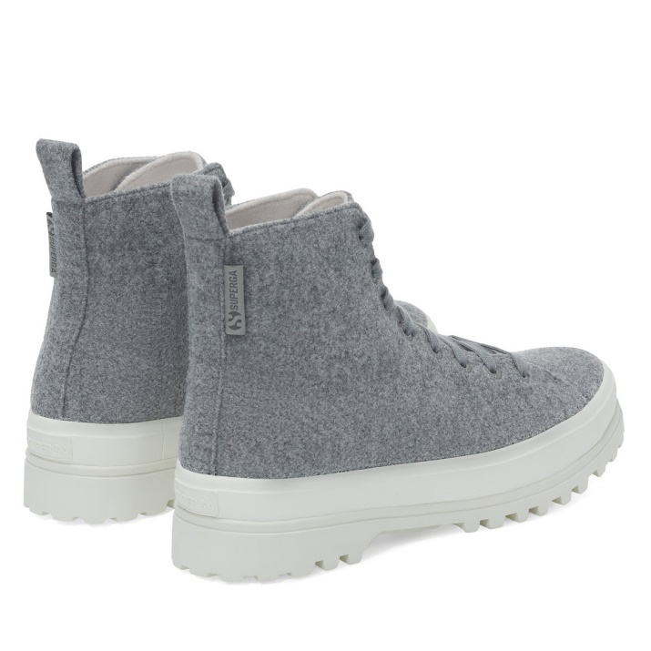 Superga 2644 Alpina Fieltro Gris-f Avorio