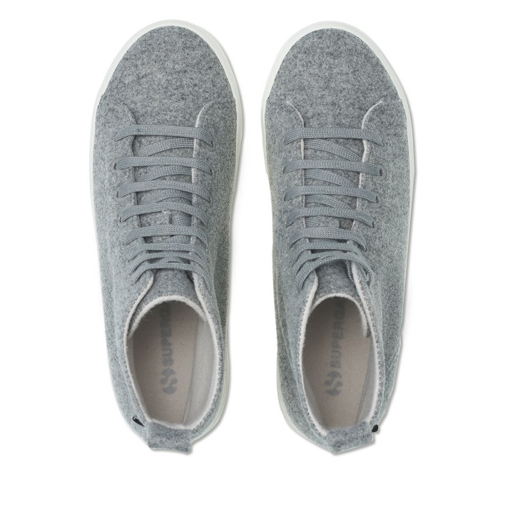 Superga 2644 Alpina Fieltro Gris-f Avorio