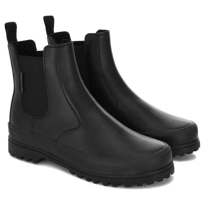 Superga 2678 Alpina Piel Sintética Negro Total