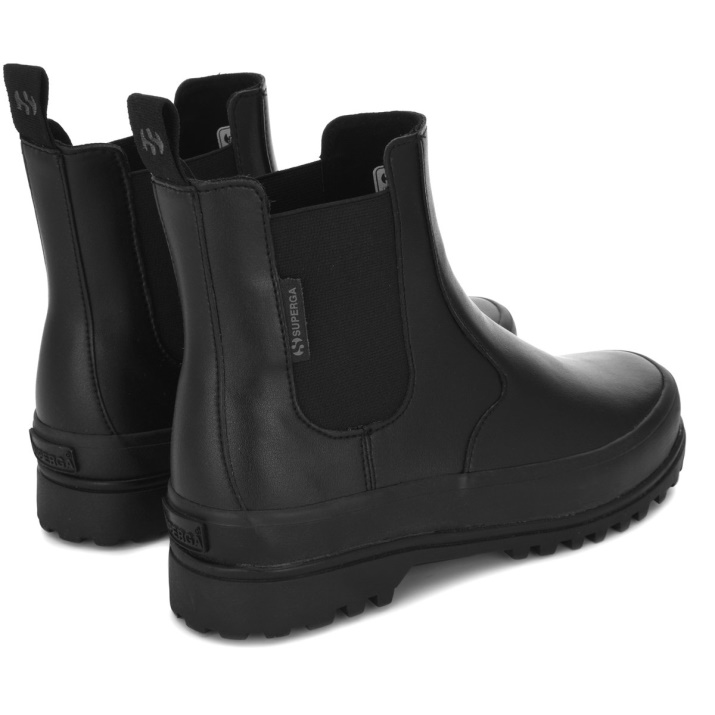 Superga 2678 Alpina Piel Sintética Negro Total