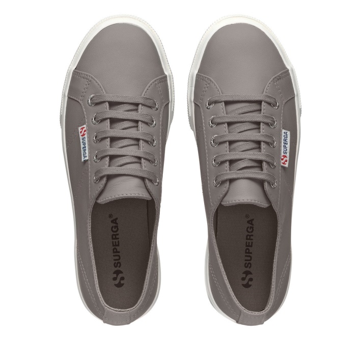 Superga 2730 Gris Napa Azulado-f Avorio