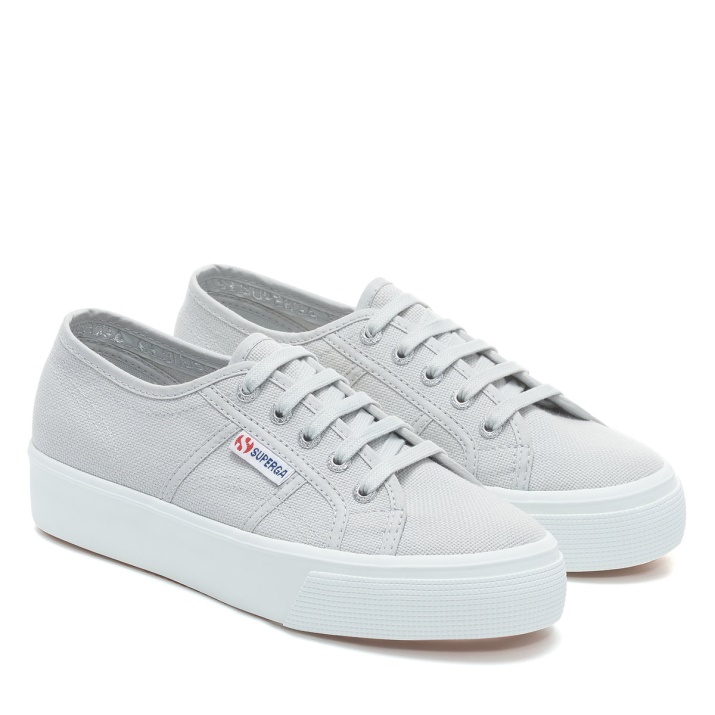 Superga 2730 Plataforma Media Ceniza Gris
