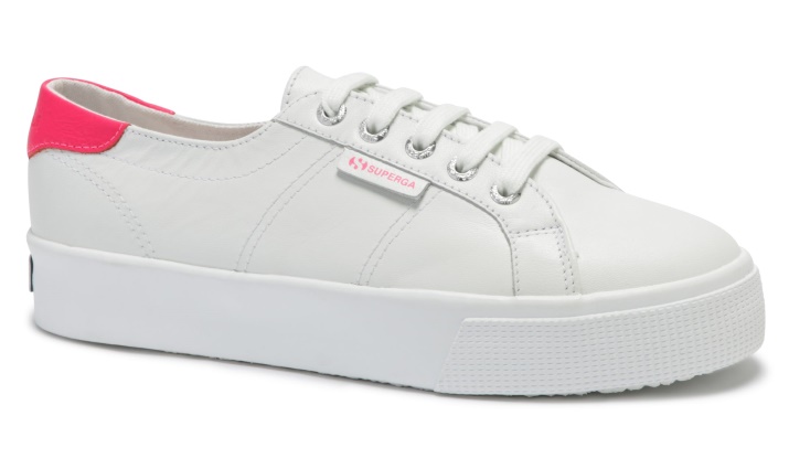 Superga 2730-nappacomfleau Blanco-coral Fluo