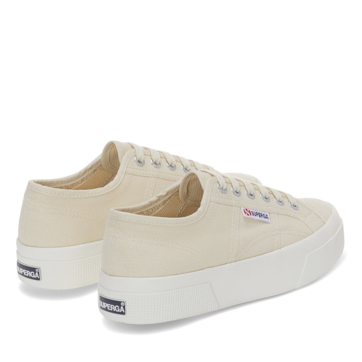 Superga 2740 Plataforma Beige Lt Eggshell-f Avorio