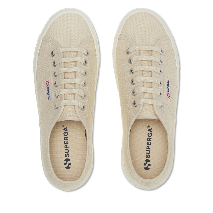 Superga 2740 Plataforma Beige Lt Eggshell-f Avorio