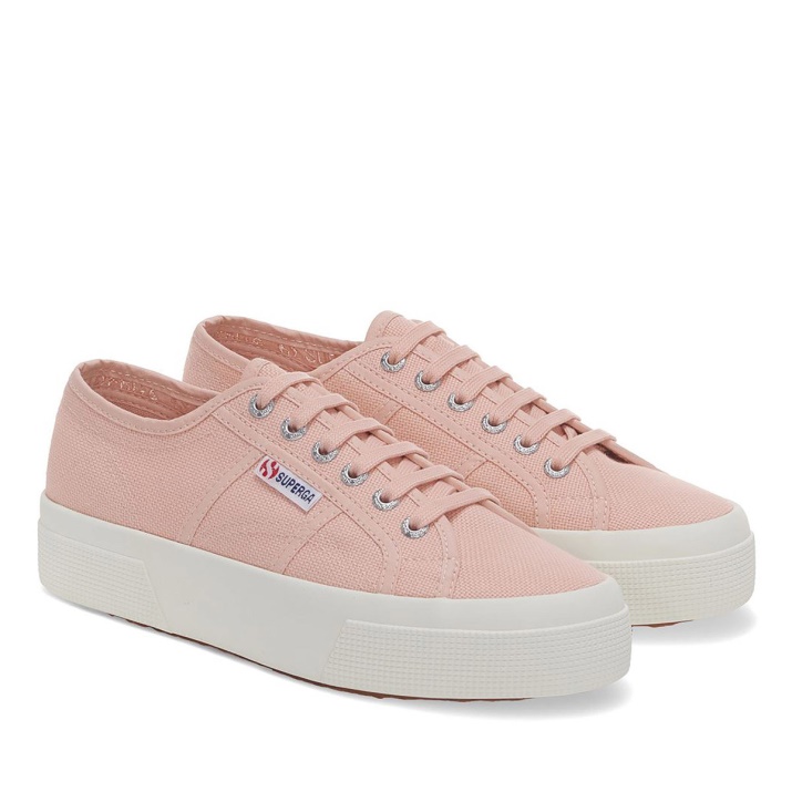 Superga 2740 Plataforma Rosa Rubor-f Avorio