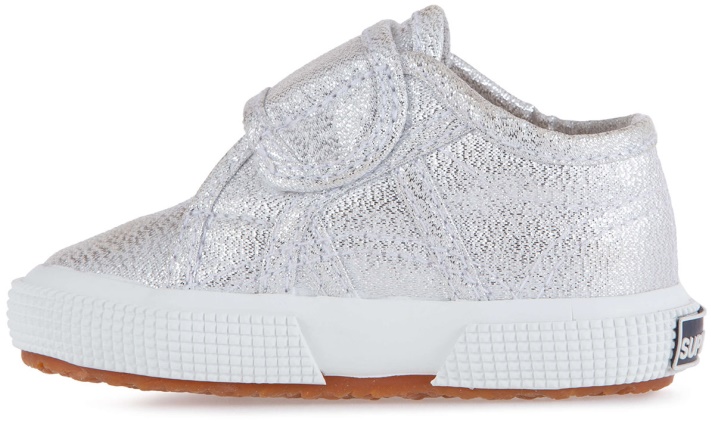 Superga 2750 Baby Strap Lame Gris Plata