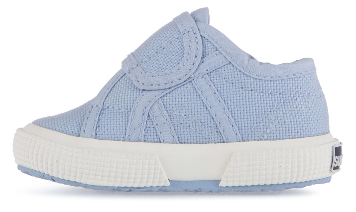 Superga 2750 Bstrap Baby Azure Luz Del Día-f Avorio