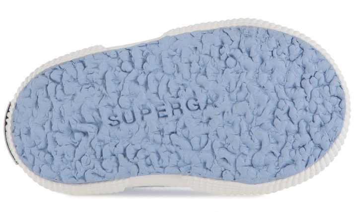 Superga 2750 Bstrap Baby Azure Luz Del Día-f Avorio