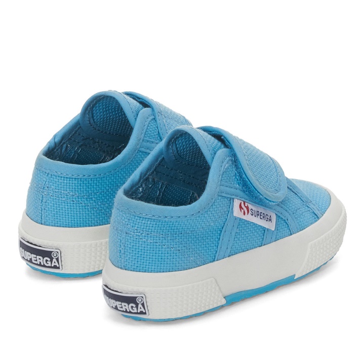 Superga 2750 Bstrap Baby Blue Lt Polvoriento - F Avorio