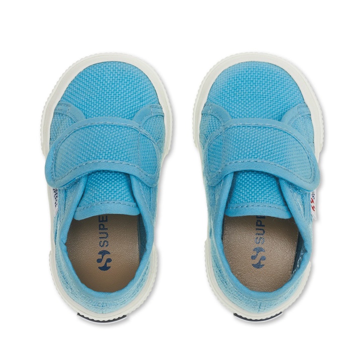 Superga 2750 Bstrap Baby Blue Lt Polvoriento - F Avorio