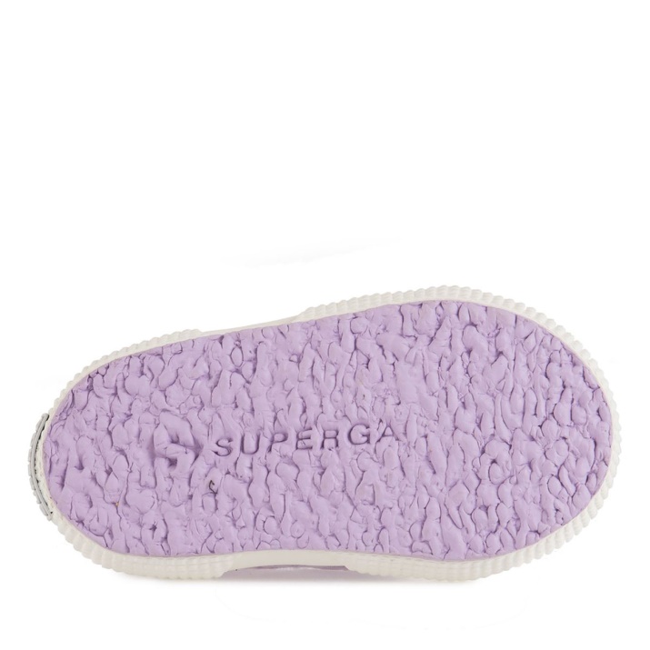 Superga 2750 Bstrap Baby Violeta Lilla-f Avorio