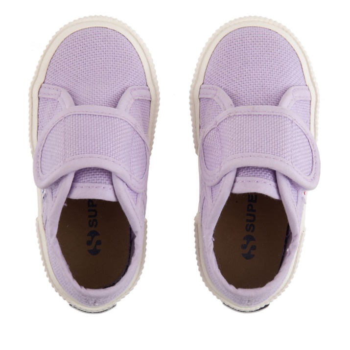 Superga 2750 Bstrap Baby Violeta Lilla-f Avorio