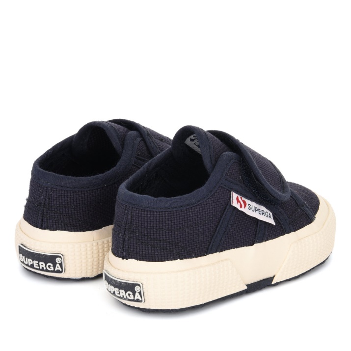 Superga 2750 Bstrap Bebe Azul Marino