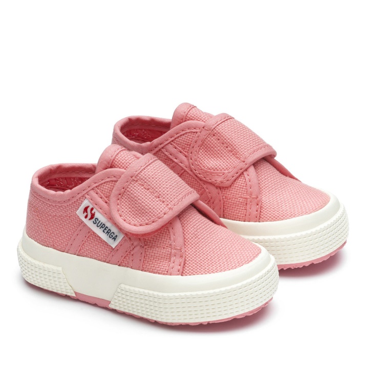 Superga 2750 Bstrap Bebe Rosa - F Avorio