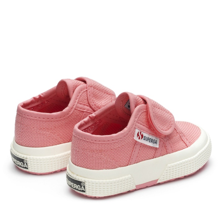 Superga 2750 Bstrap Bebe Rosa - F Avorio